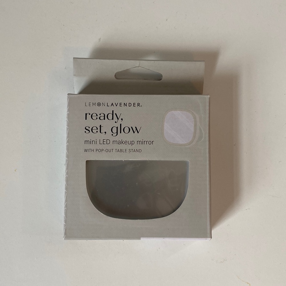 NWT Lemon Lavender LED Makeup Mirror